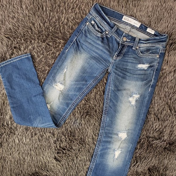 BKE Denim - BKE STELLA Straight Leg Low Rise Jeans